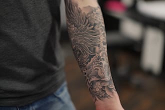 do greek mythology customized realism tattoo design
