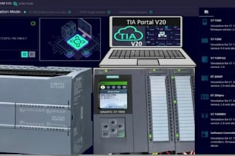 do plc programming, hmi and motor drive configuration