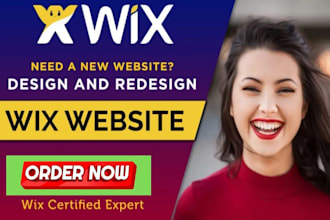 build wix website, clone wix, develop, redesign professional business store