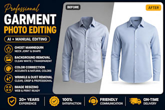 do ghost mannequin and symmetry wrinkle removal