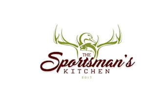 design exceptional sports mans kitchen logo