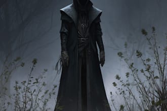 draw horror and dark fantasy illustrations