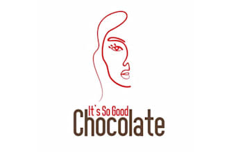 design awesome food truck chocolate logo