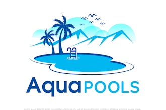 do make an eye catching pool logo