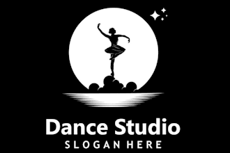 do modern creative dance studio logo for your business