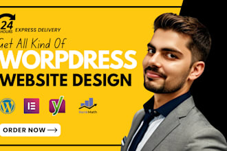 provide wordpress help and website design redesign copy clone using elementor