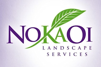 design a unique and professional leaf logo for your brand