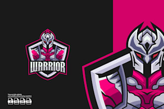 design a fearless and powerful warrior logo for your brand