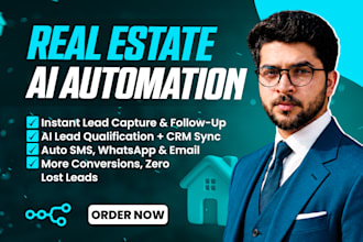 automate real estate lead capture and follow up with n8n