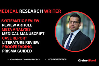 conduct prisma guided systematic review, meta analysis and medical manuscript