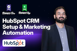 setup hubspot crm with automation workflows and custom dashboards
