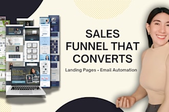 build your sales funnel and landing page