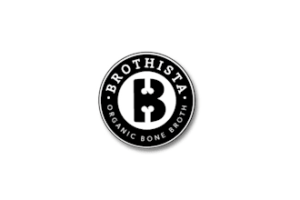 design organic bone broth cafe monogram logo
