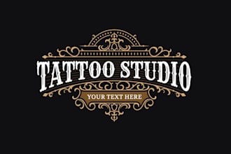 create exclusive and marvelous tattoo shop logo design