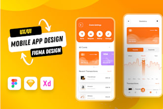 design modern mobile app, website mvp design in figma