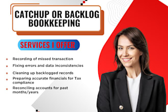 provide catchup and backlog bookkeeping services