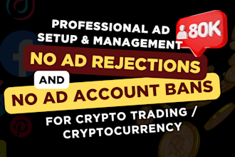 set up and manage your crypto facebook and google ad