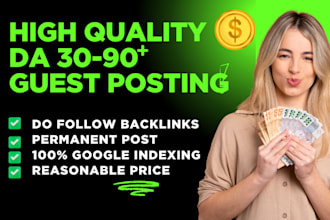 do guest posting with permanent backlink