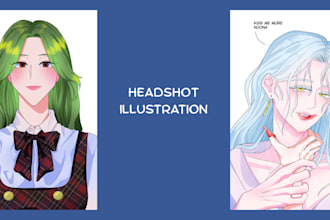 draw manhwa style, manhua style, anime art illustration