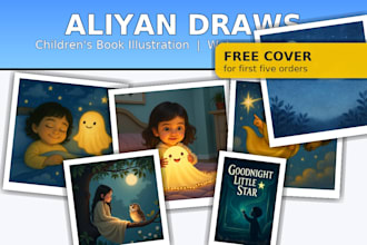 create custom childrens book illustrations