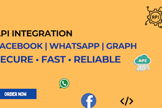do facebook API, whatsapp business API, and meta graph API integration