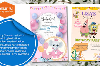 design birthday invitation, wedding invitation for you