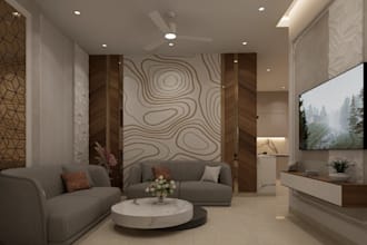 makeover 3d apartment interior,functional living space bedroom,kitchen rendering