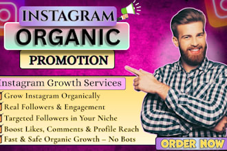 do organic instagram marketing and promotion for real growth