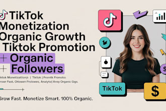 tiktok monetization organic growth tik tok promotion tik tok organic followers