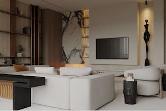 construct your small space apartment,living room interior,kitchen,bedroom revit