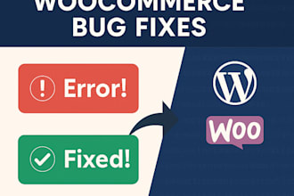 do bug fixing and quick customizations on wordpress