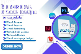 design ebook, canva ebook cover and canva workbook design