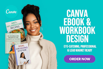 do canva ebook design, canva workbook design lead magnet canva ebook design
