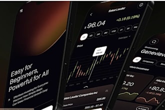build investment app, and UI designs, CRM app , loan app