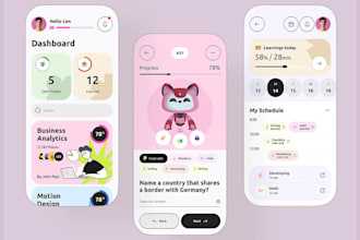develop language learning app, educational app translator app, elearning website