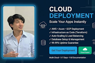 deploy app to AWS azure using terraform cloud infrastructure