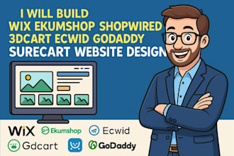 design and customize redesign wix landing page seo and fix wix website