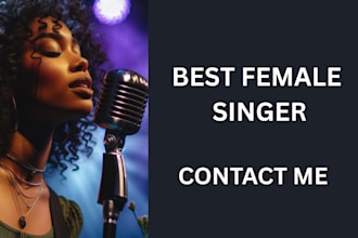 be your female singer, vocalist, and songwriter