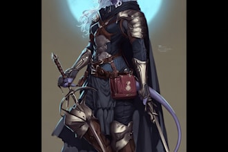 dnd character art and dnd character art