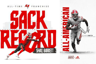 design sports poster, banner, flyer, graphics