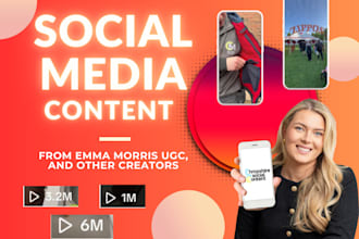 social media content and page management
