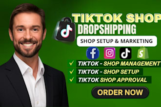 setup tik tok shop, tik tok affiliate and tiktok shop marketing