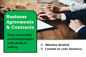 draft legal agreements and contracts for your business