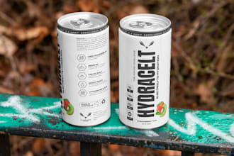 create beverage, sports and juice label design
