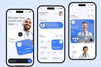 develop on demand ai doctor appointment app, telemedicine app, healthcare app