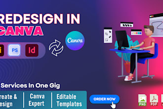 redesign in canva your documents, presentations and graphics