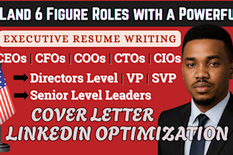 craft executive resumes for c level executives ceo, cfo, coo and resume writing