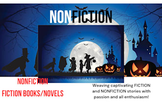 ghostwrite or rewrite your nonfiction or fiction book, fantasy story
