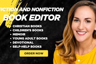 copy edit, format your nonfiction or fiction manuscript memoir self help ebook