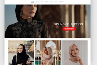 design modest abaya shopify store abaya website islamic wear